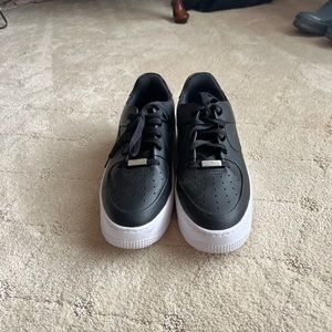 Black Nike Air Force 1 Sneakers